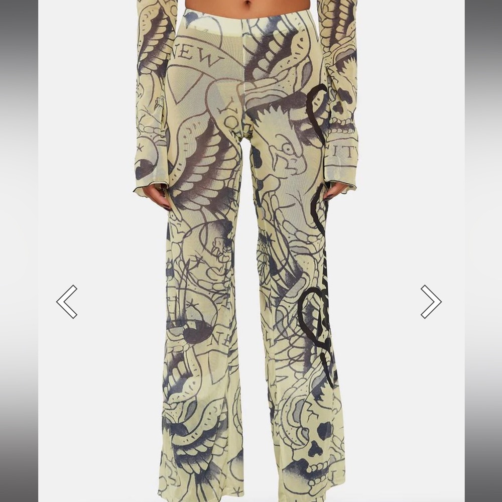 Exclusive Ed hardy mesh pants